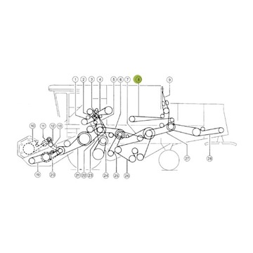Ремень клиновой Claas 629732.1 Gates 1401401