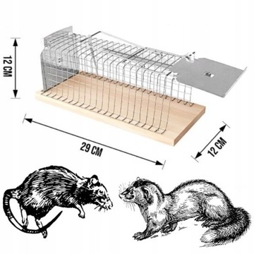 2 ловушки для куниц, норки, крысы, живоловка, лапа, металлическая клетка