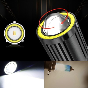 СВЕТОДИОДНАЯ ЛАМПОЧКА ДЛЯ МОТОЦИКЛА H4 RETRIFY S&D 16000LM ANGEL EYE RETRO ЖЕЛТАЯ БЕЛАЯ