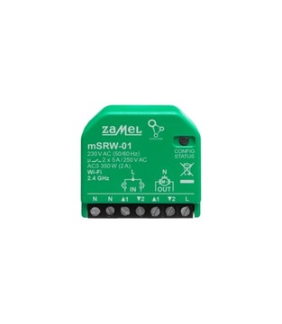 ZAMEL STEROWNIK ROLET WI-FI DOPUSZKOWY: MSRW-01