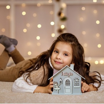 Деревянный, большой поросший берег XXL, с названием отличного подарка