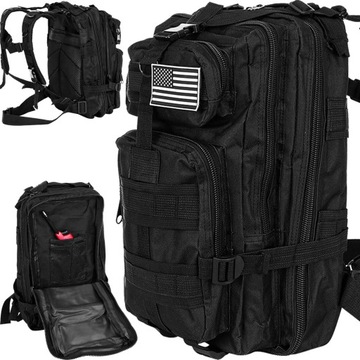 Plecak Sportowy Duży Pojemny Militarny Plecak Survival Turystyczny XL