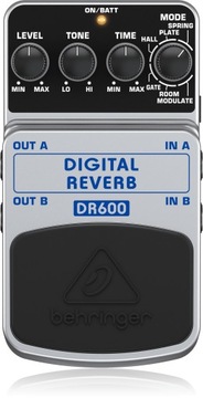 DR600 Digital Reverb Podłogowy efekt gitarowy Behringer + KABEL