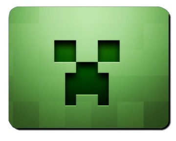 PODKŁADKA POD MYSZKĘ MINECRAFT FAJNE WZORY GRY DLA DZIECI + GRATIS IMIĘ