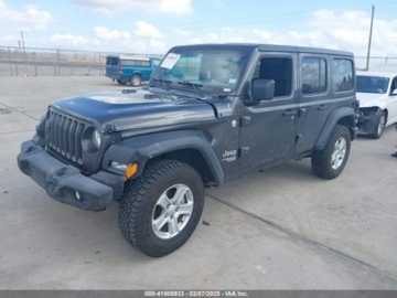 Jeep 2020 Jeep Wrangler 2020r., Unlimited Sport S, od ubezpieczalni 3.6 Benzyna 285KM, zdjęcie 2