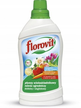 Nawóz Ogrodniczy Płynny Uniwersalny Wieloskładnikowy FLOROVIT 1kg