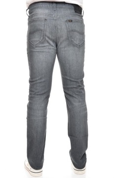LEE spodnie GREY slim jeans RIDER _ W28 L32