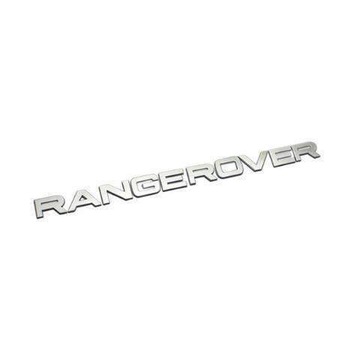Эмблема с надписью RANGE ROVER SILVER Matt Quality 1