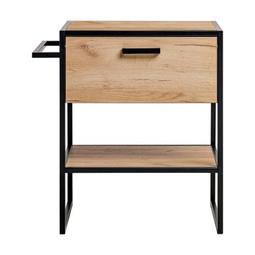 Szafka z blatem i wieszakiem na ręcznik 60 cm LOFT