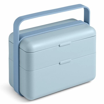 Lunchbox wysoki BAULETTO jasny oceaniczny BLIM PLUS