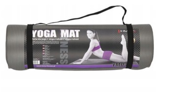 Mata do fitnessu i yogi 183 x 61 cm szara YM04 HMS