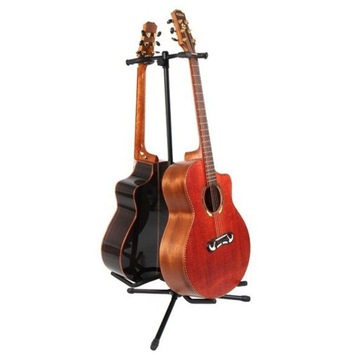 STATYW STOJAK GITAROWY NA 2 GITARY KA-LINE STAND J-32 UNIWERSALNY SOLIDNY