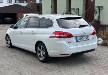 Peugeot 308 II SW 2.0 BlueHDi 150KM 2015 Peugeot 308 2,0 Hdi 150KM Automat FullLed PDC Kamera Serwis ASO Bezwypadko, zdjęcie 35