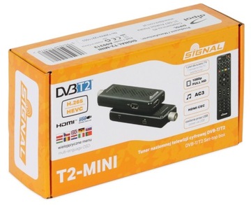 Тюнер DVB-T2 HEVC, ТВ-декодер T2-MINI USB 5V Signal
