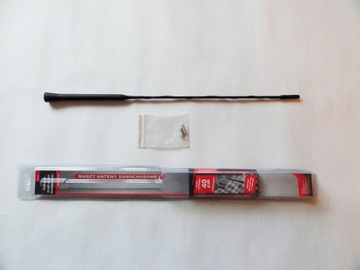 Uniwersalny maszt anteny samochodowej 40cm czarny