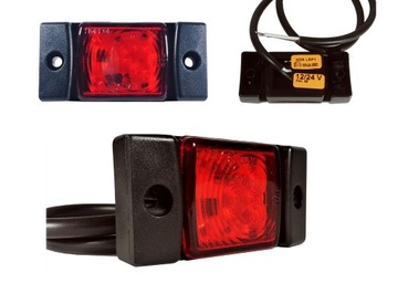 Obrysówka Lampa obrysowa LED tył czerwona diodowa