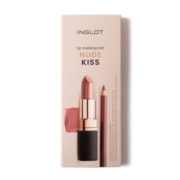 Zestaw do makijażu ust NUDE KISS INGLOT