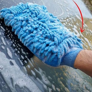ТКАНЬ МАШИННАЯ ПЕРЧАТКА ИЗ МИКРОФИБРЫ ДЛЯ МОЙКИ И ЧИСТКИ АВТОМОБИЛЕЙ