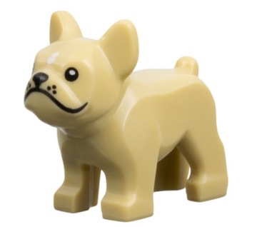 LEGO 29602pb01 Bulldog Tan 1szt. NOWY
