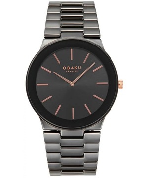 Zegarek męski Obaku Svale Dark Obaku-V281GXBBCB