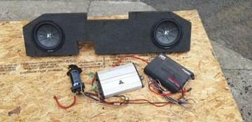 Wzmacniacz JL AUDIO e4300 MTX AUDIO TC4002 subwoofer Kicker