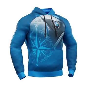 BLUZA TERMOAKTYWNA z KAPTUREM BMW GS Make Life a Ride MOTOCYKLOWY GADŻET