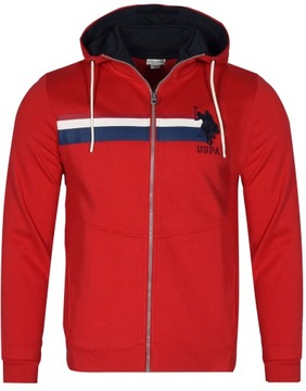 U.S. POLO ASSN. - MĘSKA BLUZA #RUD 162 64714 52910 256 bluza na zamek