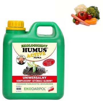 HUMUS ACTIVE PAPKA nawóz uniwersalny naturalny 2,0 L