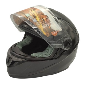 KASK MOTOCYKLOWY INTEGRALNY NA SKUTER ZAMKNIĘTY