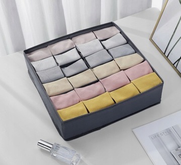 ОРГАНАЙЗЕР ДЛЯ ШКАФА ДЛЯ БЕЛЬЯ, НАБОР 4 НОСКОВ ИЗ 4 ШТ. УПАКОВКА