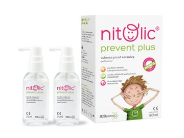Pipi NITOLIC Prevent Plus Защита от вшей 150мл 2x75