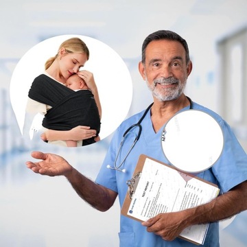 Переноска-кенгуру, легко носить с собой, легкая, для детей весом 3–15 кг.