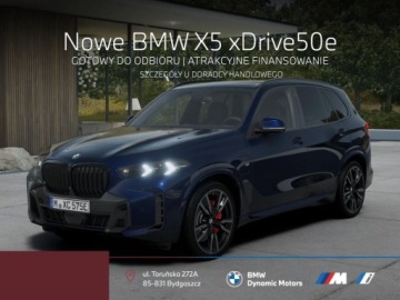 BMW X5 G05 SUV Plug-In Facelifting 3.0 50e 490KM 2026 BMW X5 xDrive50e 489 KM PHEV - Gotowy do Odbioru - M Pro - Kamera 360 - Hak