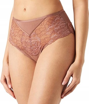 Triumph majtki damskie wysokie brązowe Peony Florale Maxi rozmiar 38 (M)