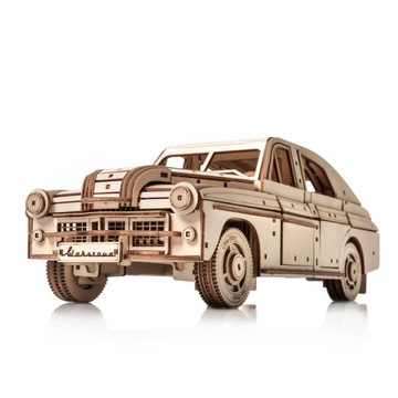3D Модель Деревянного Пазла Маленькая История - Auto FSO Warszawa M20 PRL