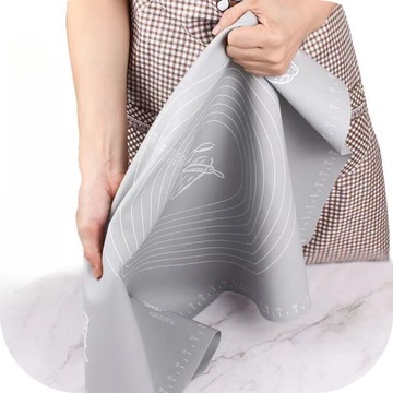 БОЛЬШОЙ СИЛИКОНОВЫЙ КОВРИК ДЛЯ ВЫПЕЧКИ С РАЗМЕРАМИ КУХОННАЯ ПОДКЛАДКА 70x50 XXL