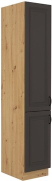 WYSOKA SZAFKA KUCHENNA GRAFIT ARTISAN STILO 210X40