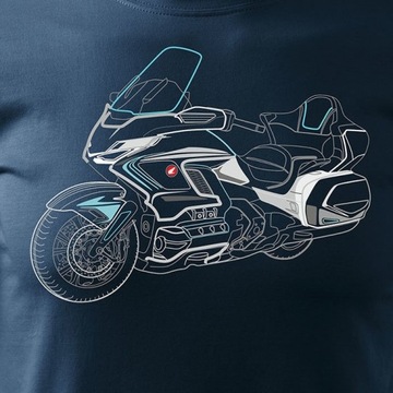 Koszulka z motocyklem na motor Honda Goldwing GL1800 na prezent