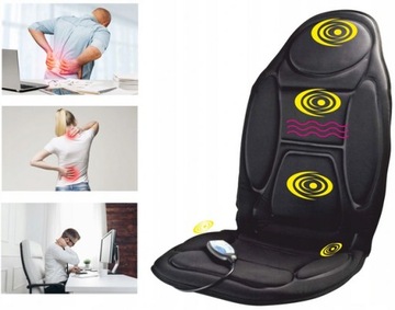 МАССАЖНЫЙ КОВРИК МАССАЖНОЕ КРЕСЛО 5 ЗОН ДЛЯ ДОМАШНЕГО АВТОМОБИЛЯ