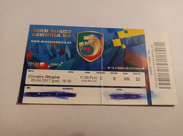 MIEDŹ LEGNICA - CHROBRY GŁOGÓW 05-04-2017