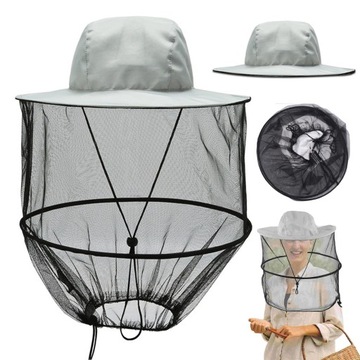 Шапка-ведро с МОСКИТНОЙ СЕТКОЙ 37см х 49см