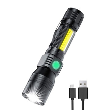 СВЕТОДИОДНЫЙ ФОНАРИК УФ-СВЕТОДИОДНЫЙ СВЕТ ВОДОНЕПРОНИЦАЕМЫЙ МНОГОФУНКЦИОНАЛЬНЫЙ 7 РЕЖИМОВ