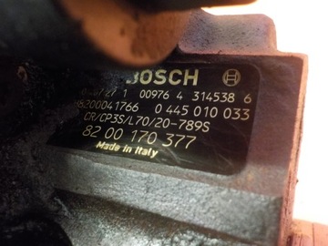 MASTER MOVANO 2.5 DCI 06R 114KM G9UA754 ČERPADLO VSTŘIKOVAČE 0445010033