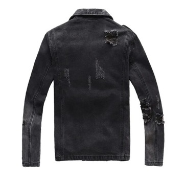 Streetwear Fashion Men Jacket Retro Black Gray Spl