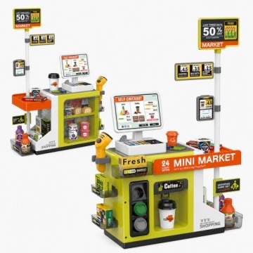 WOOPIE Каса Магазинна Самообслуговування Міні Market Апарат Аксесуари