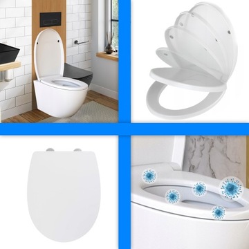 DESKA SEDESOWA WOLNOOPADAJĄCA UNIWERSALNA TWARDA WYPINANA MOCNA WC LINE