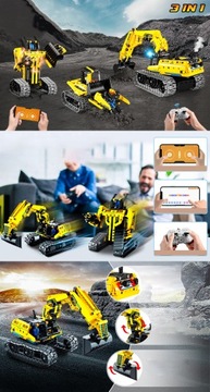 СТРОИТЕЛЬНЫЕ БЛОКИ ЭКСКАВАТОРЫ-СТРОИТЕЛИ 430EL ДИСТАНЦИОННОЕ УПРАВЛЕНИЕ RC ДИСТАНЦИОННОЕ + ПРИЛОЖЕНИЕ