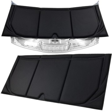 КОВРИК ЗВУКОЗВУЧНЫЙ ДЛЯ КАПОТА ОГНЕСТОЙКИЙ 135х80 шумоизоляция капота