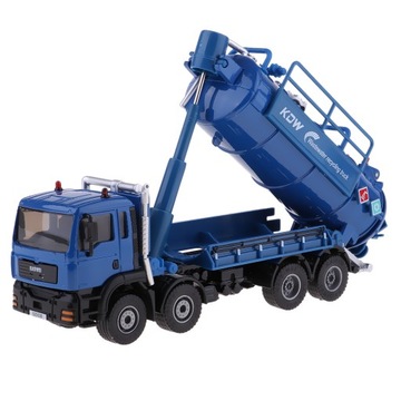1:50 Diecast Alloy ścieki recykling pojazd transpo