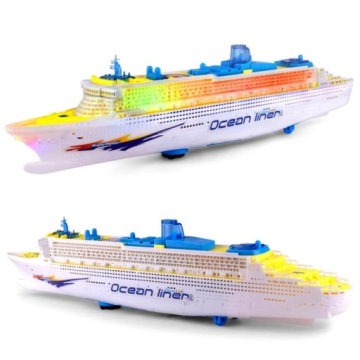 ПАССАЖИРСКИЙ СУДНО КРУИЗНЫЙ ПЕРЕВОЗЧИК ЛАЙНЕР СВЕТ ЗВУК Queen 2 Ocean